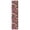 Pink and Brown Hearts Pattern, variant on 33"x9" Skateboard Grip Tape Protector Sheets Nonslip Protection Griptape Sheet for Outdoor Sports Cute Clouds and Hearts Pattern