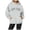 Light Gray, variant on Fgnfyis Women's Letter Printed Round Neck Pullover Street Long Sleeve Pullover Hoodie Womens Hoodies Red XXL