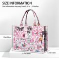 thumbnail image 3 of Large Capacity Tote Bag,Pink Breast Cancer Handbag Fashion Luxury Tote Bag,15.7"x13"x 5.1" Inches,Laptop Compatible, 3 of 6
