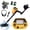 Yellow-3, variant on Fovendi Metal Detector Pinpointer - Professional Waterproof Handheld Pin Pointer Wand - High Sensitivity 360° Detection - Search Treasure Pinpointing Finder Probe for Adults, Kids - Orange