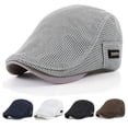 thumbnail image 2 of Cabbie Flat Cap Breathable Mesh Newsboy Beret Ivy Cap, 2 of 4