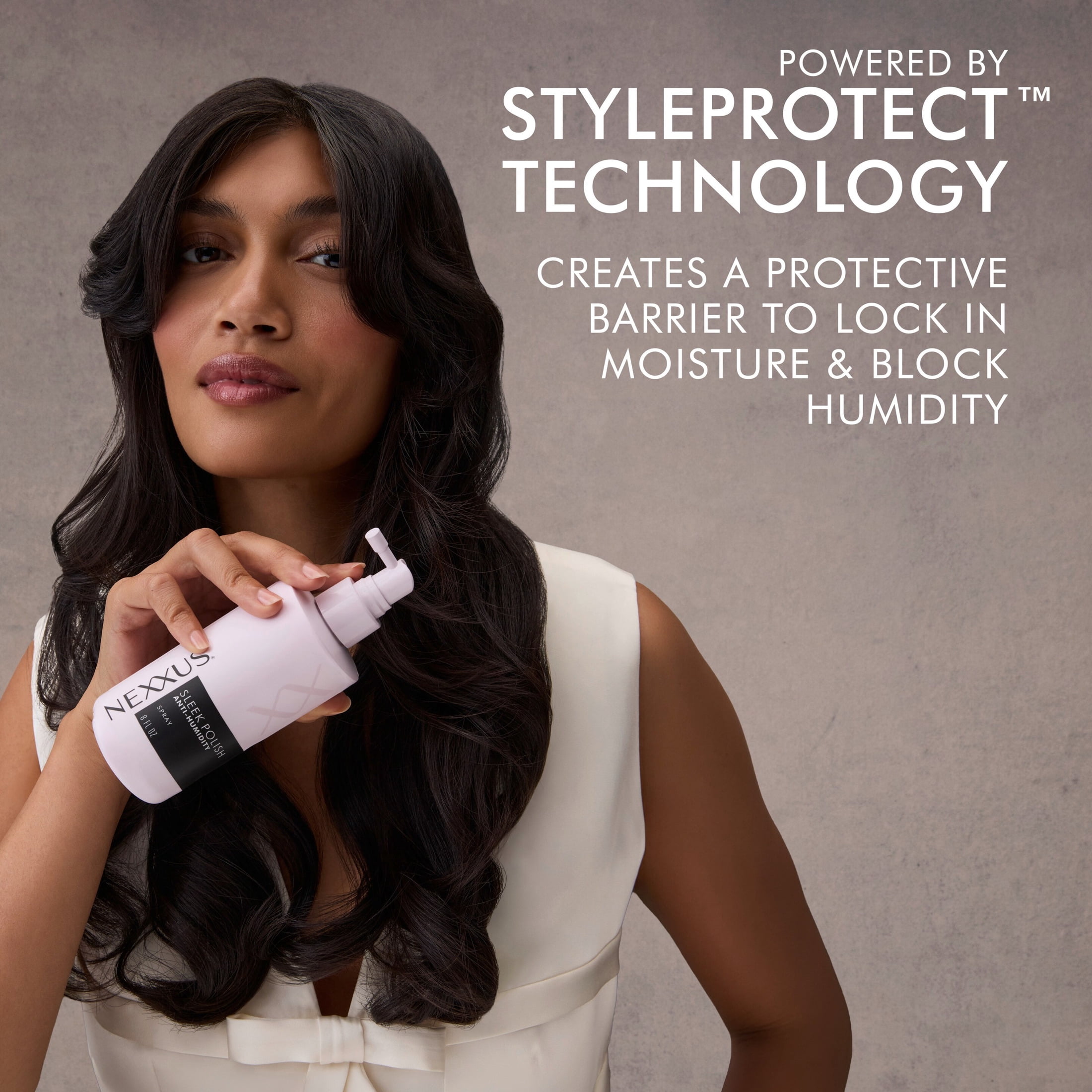 Nexxus Styling Sleek Polish Anti-Humidity Spray, 8 Fl oz, Heat