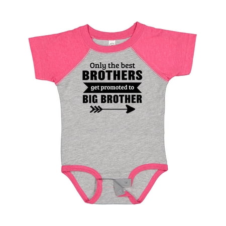 

Inktastic Only the Best Brothers Get Promoted to Big Brother Boys or Girls Baby Bodysuit
