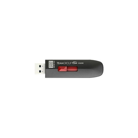 Team Group TC2123256GB01 256 GB C212 Extreme Speed USB Drive, Black