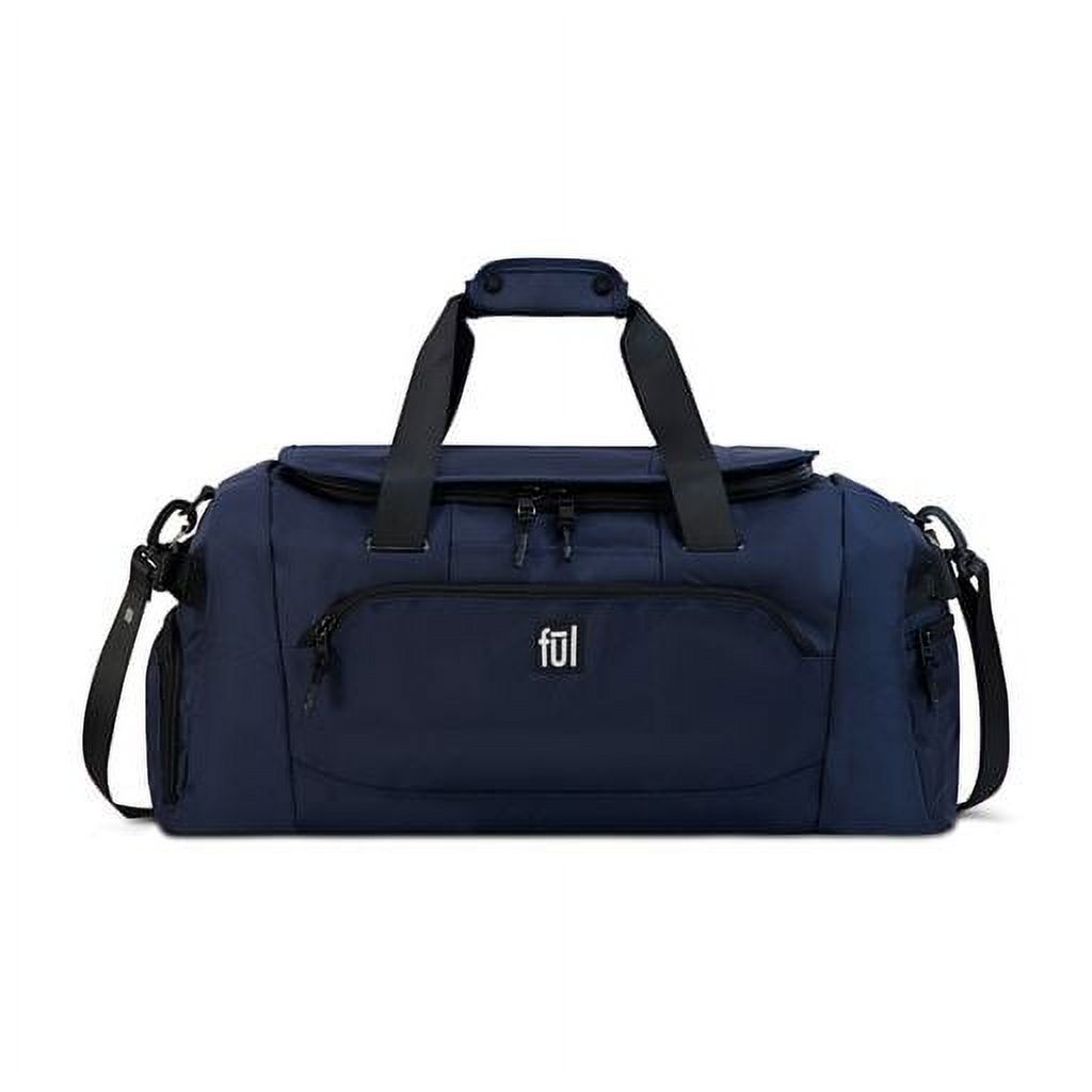 Tactics Collection 22 Inch Duffel Bag, Siege Small Carry On Travel Luggage Bag with Carry Handles and Shoulder Strap, Navy