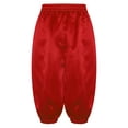 thumbnail image 4 of Yhong Childrens Medieval Capri Pants Solid Color Trousers Stage Performance Outfits Red 10, 4 of 5