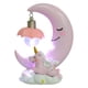 thumbnail image 1 of KAKOWELY 1 lámpara de noche de resina con forma de unicornio y luna, adorno artesanal para regalo., 1 of 5