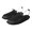 Black L, variant on Outdoor Travel Ultralight Foldable Shoes, Portable Slippers with Canvas Upper & Anti-Slip TPU Sole, Pocket Size Camping Slide Shoes for Women Men