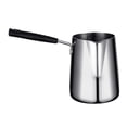 thumbnail image 3 of EeaseCA 1Pc Durable Stainless Steel Fryer Durable Milk Pot Deep Frying Pot (Silver), 3 of 7