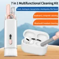 thumbnail image 4 of 7 In 1 Portable Multi-function Laptop Keyboard Cleaning Brush Set Mobile Phone Earphone Dust Removal Brush, 4 of 17