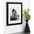 thumbnail image 6 of DesignOvation Kieva Solid Wood Picture Frames, Black 11x14 matted to 8x10, Pack of 4, 6 of 7