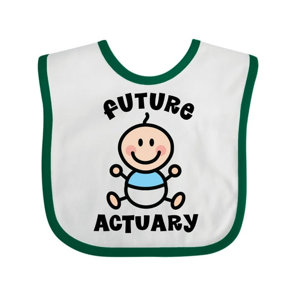 Inktastic Future Actuary Boys Baby Bib