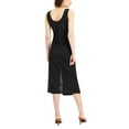 thumbnail image 2 of INC International Concepts Women's Tie Front Midi Dress Black Size X-Large, 2 of 3