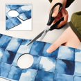 thumbnail image 6 of Yayeee Faucet Mat for Kitchen Sink 30" Diatomite Long Splash Guard Pad, Blue Pattern, 2 Pack, 6 of 7