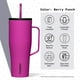 thumbnail image 4 of Corkcicle Cold Cup XL Vaso aislado con asa, tapa y pajita, ponche de bayas, 30 oz – Botella de agua reutilizable apta para portavasos que mantiene las bebidas frías 12 horas, 4 of 5