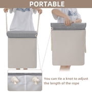 Laundry Hamper with Lid, 66L Laundry Basket Clothes Hamper, Large Collapsible Laundry Organizer for Storage and Organization