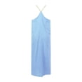 thumbnail image 6 of Womens Casual Loose Camisole Dress Spaghetti Strap Solid Maxi Dresses，Sizes S-XXL, 6 of 8