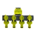 thumbnail image 1 of Conector de manguera de grifo desviador de grifo de divisores de manguera de jardín de 4 vías Leyfeng Divisores de manguera, 1 of 7