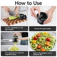 thumbnail image 6 of ONCE FOR ALL Vegetable Spiralizer Zucchini Noodle Maker Spiral Cutter, 6 of 10