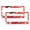 Pattern-543, variant on 2 Pcs Set Christmas Piano License Plate Frames Xmas Rustic Winter Holiday Auto Decorative Frames Cars Protector Cover Holder Aluminum Metal 2 Round Holes for Girl Women Men Vehicles