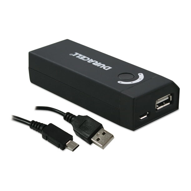 Duracell Portable Power Bank with Micro USB Cable, 4000 mAh