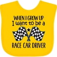thumbnail image 3 of Inktastic Future Race Car Driver Racing Boys Baby Bib, 3 of 4