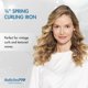thumbnail image 3 of ($49.99 Value) BabylissPro Nano Titanium Spring Curling Iron, .75" BaBylissPRO belleza, 3 of 3