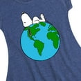 thumbnail image 3 of Peanuts - Top Of The World - Toddler and Youth Girls Fit And Flare Dress, 3 of 5