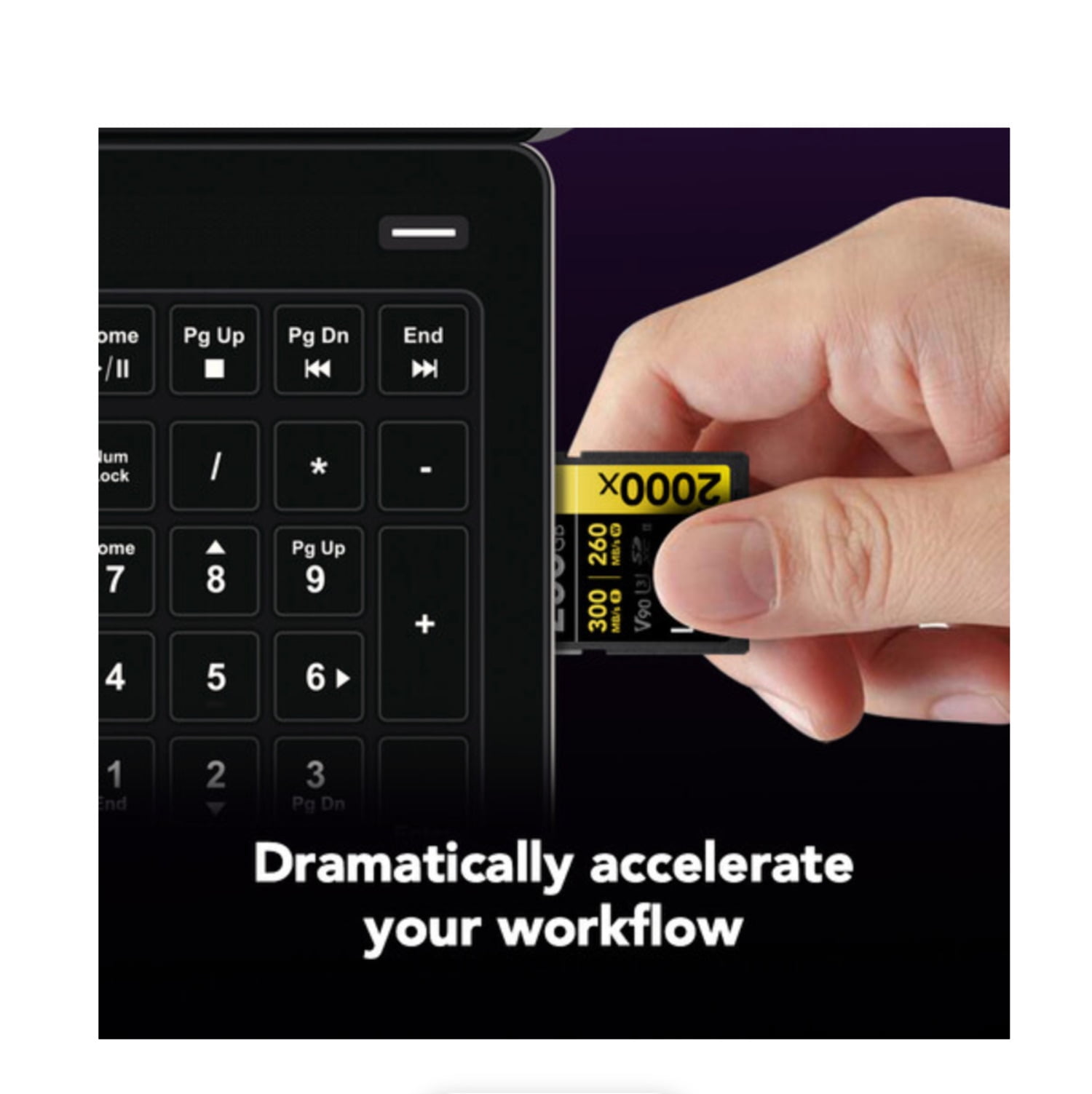 Lexar LSD2000256G-BNNNU 256GB Professional 2000X UHS-II SDXC Memory Card