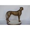 thumbnail image 6 of Nifao Baby Cheetah, Cub, Bronze Statue – Home Decor Sculpture, 30"L x 10"W x 25"H, 6 of 9