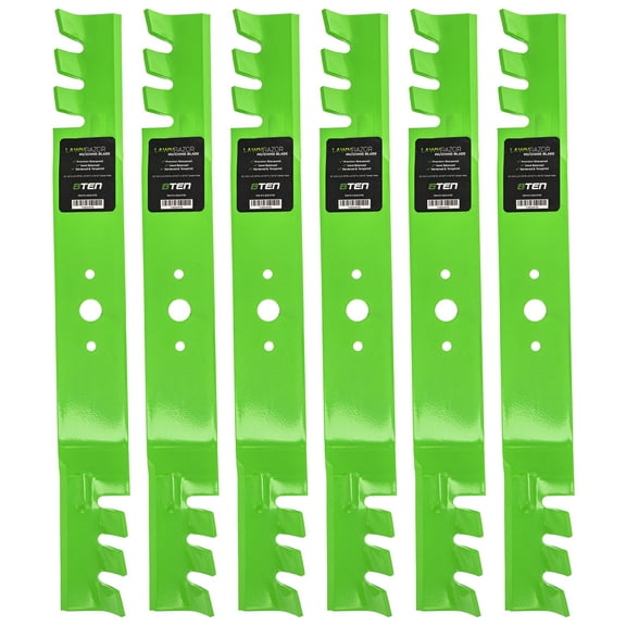 LawnRAZOR Toothed Blade for MTD Cub Cadet 42 inch LT1042 6 Pack 810-CBL2375D