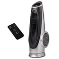 thumbnail image 1 of OVENTE Ventilador de torre oscilante con control remoto, panel LCD de 3 velocidades y temporizador de 8 horas, ventilador de piso interior silencioso y sin aspas de 30,5 pulgadas, sopla aire frío para, 1 of 5