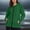 Green, variant on WIZUTIZ Women's Waterproof Rain Jacket Zip Up Hooded Lightweight Packable Long Sleeve Outdoor Windbreaker Raincoat with Pockets Coat Layer Top