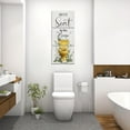 thumbnail image 4 of Hieng Best Seat in the House Wall Art Funny Bathroom Signs Pictures Painting Modern Red Bathroom Wall Decor Unframed, 4 of 6