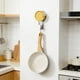 thumbnail image 4 of Ganchos De Ventosa De Plástico 1Pcs Suction Cup Hooks Vacuum Strong Non Marking Plastic Storage Without Punching for Household Bathroom Kitchen Door 3.98x2.28x1.34" JASKFLY, 4 of 9