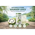 thumbnail image 3 of BELTT Soursop Juice 100% Fruit, No Added Sugar, No Preservatives, Not From Concentrate, Plant Based Drink, Natural Electrolytes, 11.1 FL OZ Cans, Pack of 12, 3 of 5