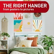 Command Poster Strips, White, Damage-Free Hanging Poster Hangers, 16 Command Strips