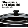 Hamilton Beach Slow Cooker, Extra Large 10 Quart, Stay or Go Portable With Lid Lock, Dishwasher