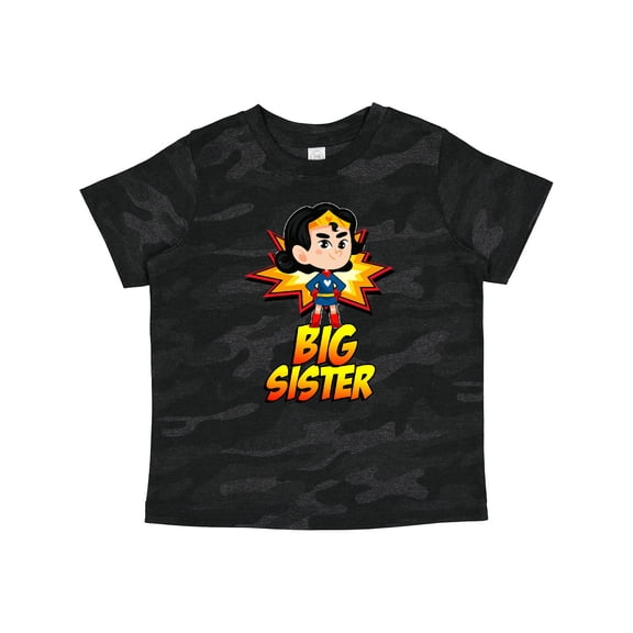 Inktastic Big Sister Superhero Girls Toddler T-Shirt