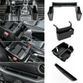 thumbnail image 6 of DIAMOOKY 4 Pack Center Console Organizer for Jeep Wrangler JL JLU 4xe 2018-2026 & Gladiator JT 2020-2026 Accessories Gear Shift Side Tray Hanging Armrest Storage Box (Not for JK/JKU), 6 of 10