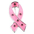 thumbnail image 1 of 3 Broches De Lazo Rosa Para Mujer, Decoraciones, Insignia De Esperanza Para La Concientización Sobre El Cáncer, 1 of 8