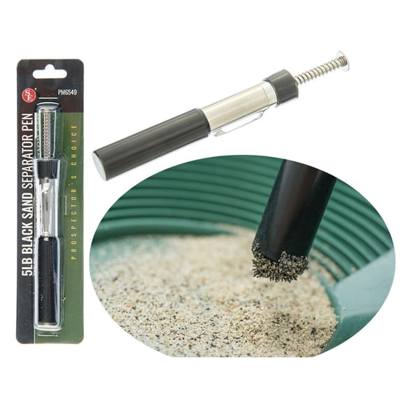 5lb Magnetic Black Sand Pocket Separator Pen Gold Pan Mining Panning Prospecting
