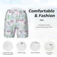 thumbnail image 5 of Balery Rabbit Back View Mens Swim Trunks Swim Shorts for Men Quick Dry Inseam Beach Shorts with Compression Liner Pocket-X-Large, 5 of 9