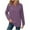 Purple, variant on Maternity Women's Long Sleeve Tunic Pullover Pregnancy Hoodie Business Pregnancy Work Tops