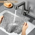 thumbnail image 3 of TEXIJUSO Sink Mat, 40 x 30 cm Sink Liner, Sink Protector Mat, Sink Protection Mat, Pebble Shaped Sink Protection, Drying Mat, Multifunctional for Kitchen Sink Floor, 3 of 7