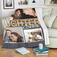 thumbnail image 5 of Custom Blanket with Picture Customized Blankets with Photos Personalized Gifts for Birthday Anniversary Christmas New Year, 10 Photos, 30x40 Inch(Minky Fleece) Blankets, 5 of 5