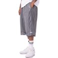thumbnail image 4 of Pro Club Men's Heavyweight Mesh Basketball Shorts, Gray, 2X-Large, 4 of 4