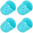thumbnail image 4 of maskred 1/2/3/5 4pcs Left Hand Fingertip Protector Ukulele Guitar Fingertip Silicone Protective light blue S 1 Pc, 4 of 6