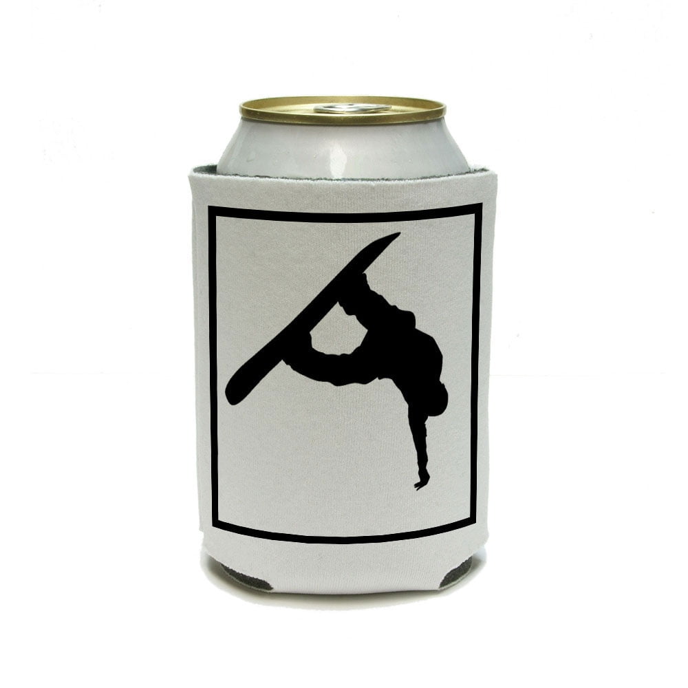 Snowboarding Snowboarder Can Cooler Drink Insulator Beverage Insulated Holder by Graphics and More
