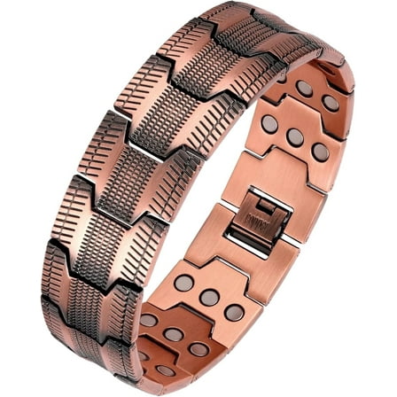 Ultra Strength Magnetic Bracelet for Men Copper Bracelet - 57 Magne